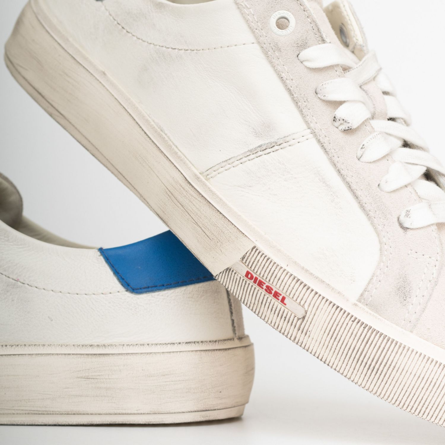 Diesel clearance white sneakers